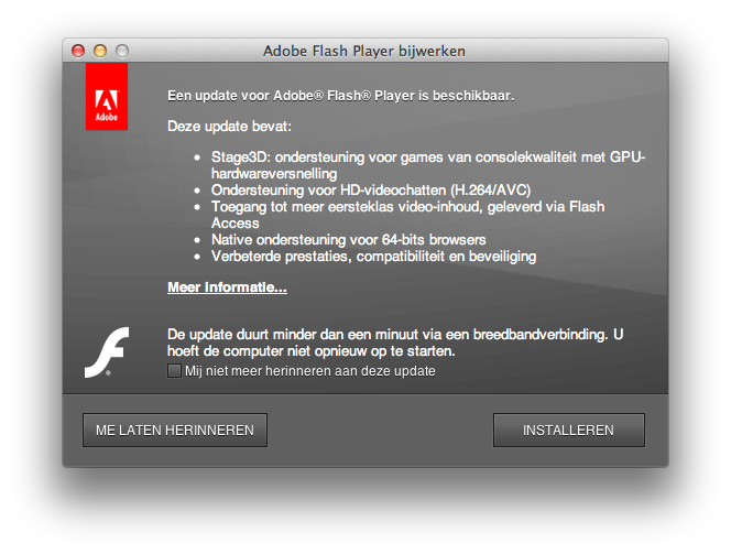 pakket groep pk Adobe Flash updater on Mac OS X – or how not to implement updaters | All  things digital